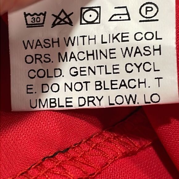 NWOT SHEIN Curve red dress.  Size 4XL plus - Picture 7 of 9